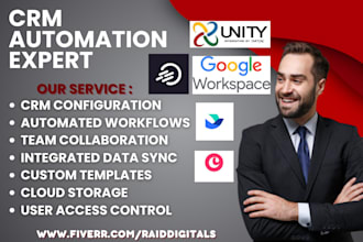 setup crm system copper google workspace unity ideanote  meadow templately lark