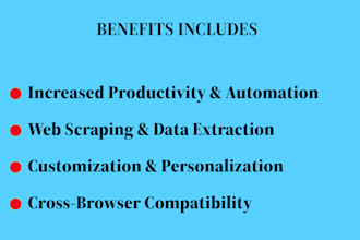 build browser extension firefox web scraping google chrome data chrome extension
