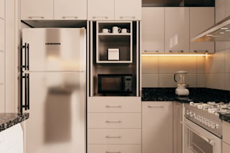 design kitchens and dressing room in realistic quality and working drawings