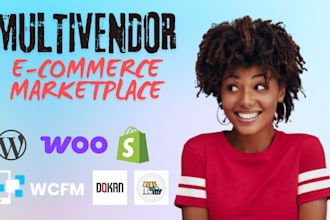 create wordpress multivendor website, b2b b2c ecommerce webshop with dokan, wcfm