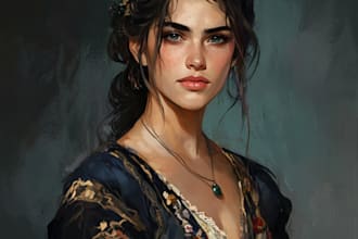 design a dnd character art and dnd character art