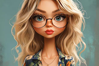draw a cartoon caricature avatar for you