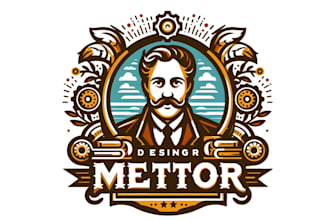 create a professional business mentor logo