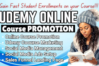 do thinkific, teachable, udemy online course promotion, course sales funnel