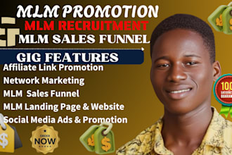 do high converting MLM recruitment funnel massive MLM affiliate link promotion