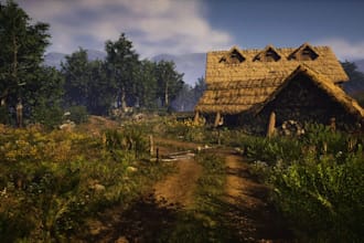 create 3d environment and levels in unity for games or VR, unity terrain map