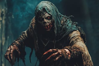 do design fantasy horror character deign or horror art