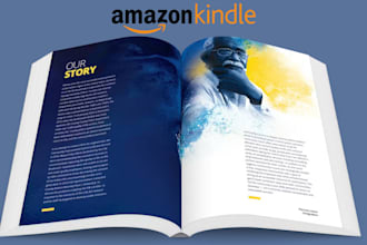 do book formatting book layout design and book typesetting for amazon kdp