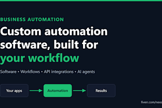 build custom business automation software and workflow integrations