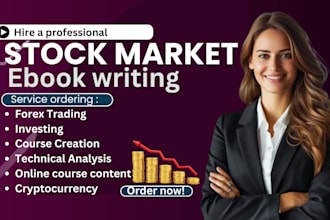 ghostwrite forex trading, stock market ebook, cryptocurrency and online course