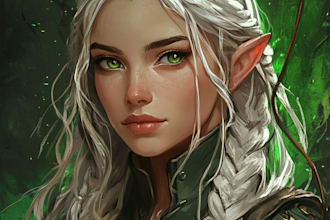 make a amazing d and d character for you