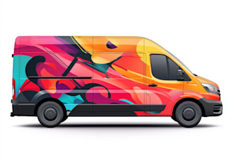 make a custom vehicle wrap, cars, pickups, trailers, etc