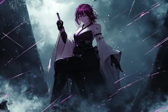 creat custom anime art original characters fan art