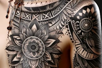 create any design in traditional tattoo or old school style