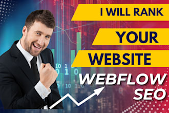 on page webflow, SEO service, website rank, google ranking anchor text