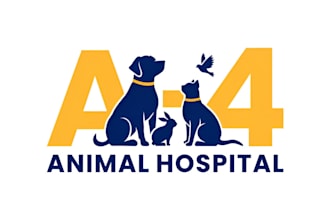 design modern pet, cat, dog, bird or animal logo