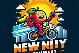do make bike ride mascot logo design with unlimited review