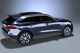 build 3d car modeling,3d rendering,3dsuv car, sci fi car,f lying, futuristic car