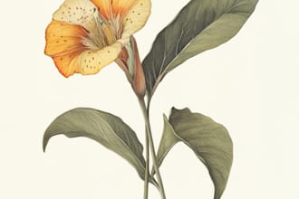draw vintage line art, botanical food illustration