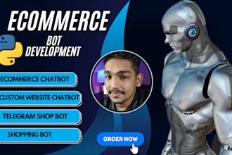 develop ecommerce bot, telegram shop bot, store bot, payment bot,marketplace bot