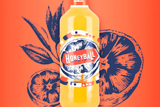 design a stunning badge, label emblem, and vintage logo