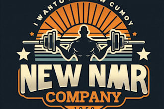 do make retro gym vintage logo design with unlimited review