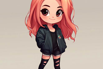 do anime and manga character art illustration, chibi or fan