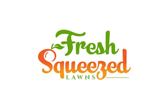 do a professional modern fresh food logo design and brand identity