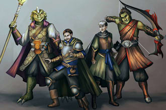 do your dnd character, party, or oc art