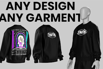 design all kind of custom 3d garments for your brand