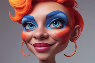 create bighead cartoon caricature from your photo