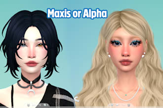 create a custom sim with cc in the sims 4