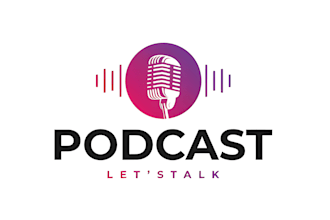 design your podcast cover or podcast logo
