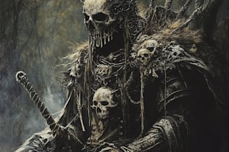 make  horror creature and fantasy character concept art