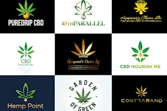 design cannabis weed marijuana cartoon mascot logo in 24hrs