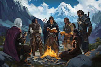 create a amazing dnd party d and d character for you