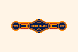 do cigar label, cigar logo, cigar band design
