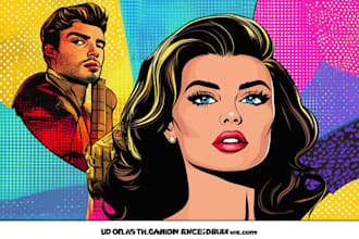 draw amazing comic pop art from your photos