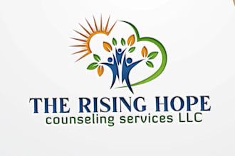design unique counseling, medical, wellness, health logo