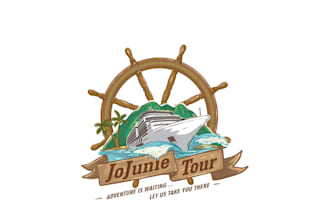 design a stunning travel, adventure, tour, and hotel logo