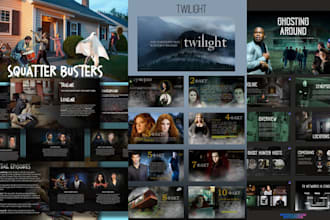 do film pitch deck, movie pitch deck, tv shows and series, poster, google slides