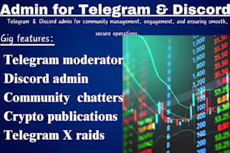 manage social media content telegram community moderator discord bot set up