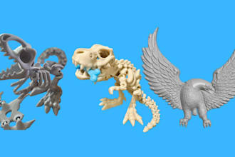 3d articulated model articulated action figure articulated figuring 3d printing