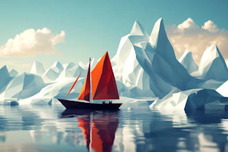 design low poly 3d models and characters
