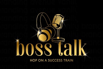 make modern unique podcast cover art, podcast logo and any graphics design