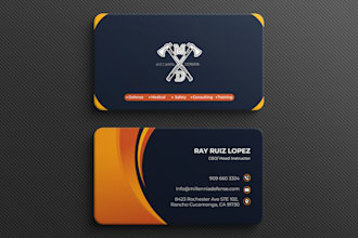 design luxury unique and professional business cards for your brand