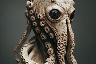 make you custom sci fi horror and fantasy creature
