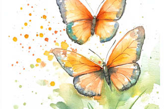 paint with watercolor for illustration and clipart