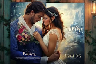 design professional romance and novel book covers