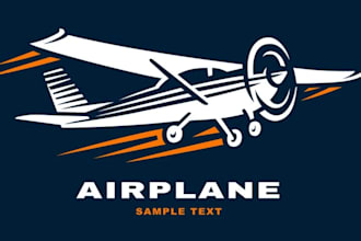 create attractive and imagination aviation logo design